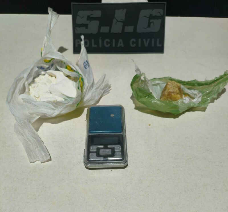 Ilustração da notícia Segunda vez no ano: Mulher é presa novamente por tráfico de drogas em Água Clara